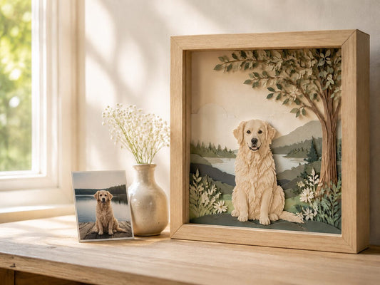 What to Write on a Pet Memorial Shadow Box - MooWeeStudio